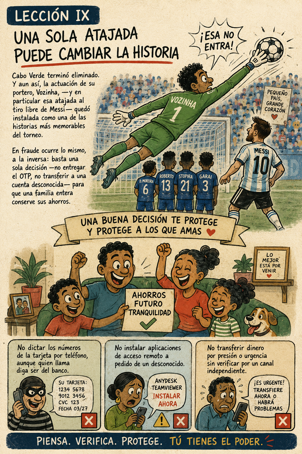 Ilustracion Leccion 9 - Vozinha, la muralla de Cabo Verde